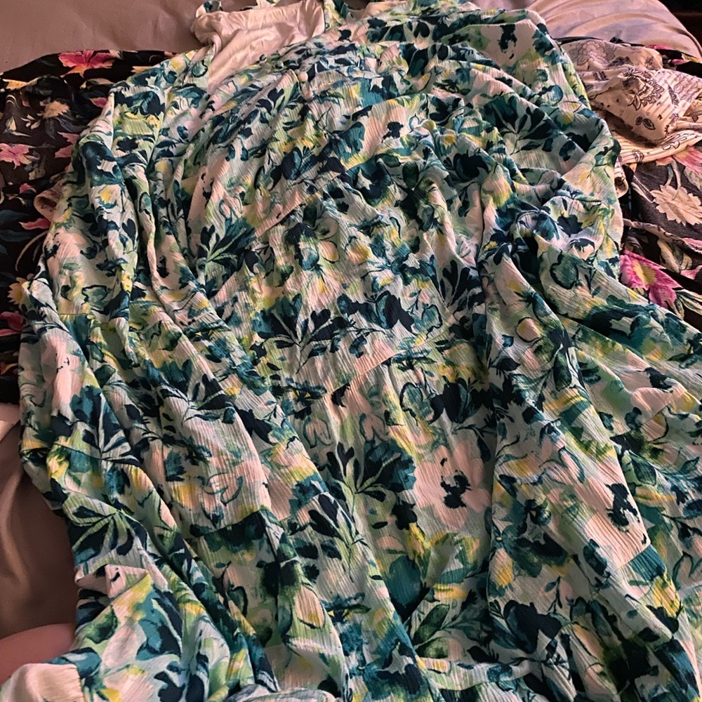 This is a Maxi Washable Gauze Halter Tiered Dress